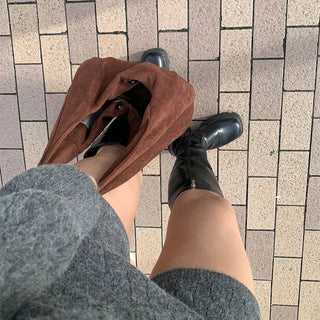 Daily Suede Shoulder Bag