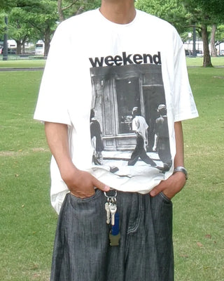 Monochrome graphic T-shirt