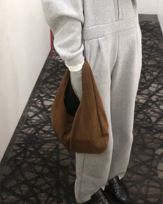 Brushed Half-Zip Jumpsuit