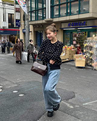 Handle Square Shoulder Bag