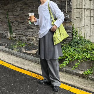 Round Boxy Long-Sleeve T-Shirt