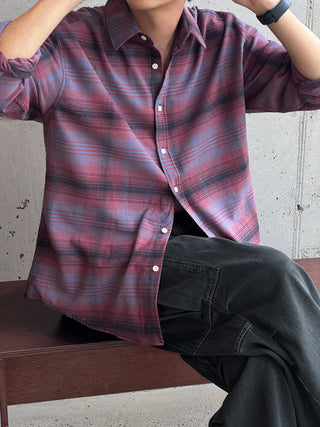 Jude Tartan Check Natural Fit Shirt