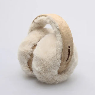 Suede wool earmuffs