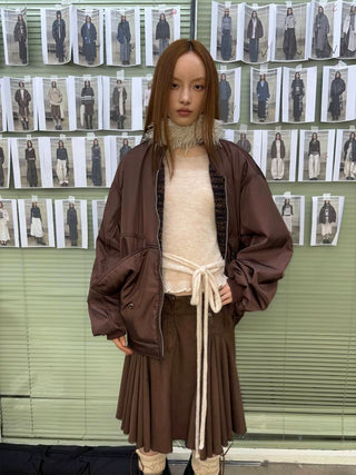 [NeverSeez] Mohair Blend Knit Set