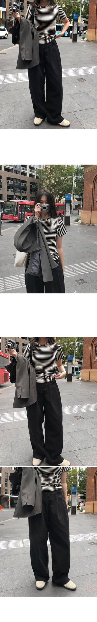 (Short/Basic/Long) (5 colors) Cotton Slacks Pants
