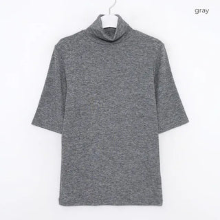 Turtleneck Half T-shirt