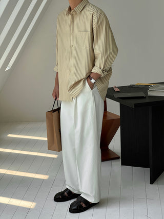 Cohen Seersucker Stripe Shirt