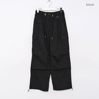 Pintuck cargo pants