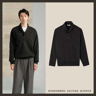 [CULTUM] Heavyweight Shawl Collar Sweatshirt