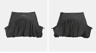 [Monterest] Reflective Print Bubble Sports Skirt