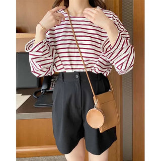 brit stripe boxy T