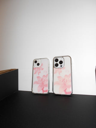 stripe phone case (red)