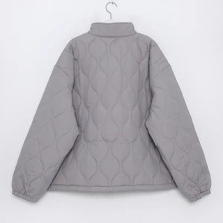 Quilted loose jacket