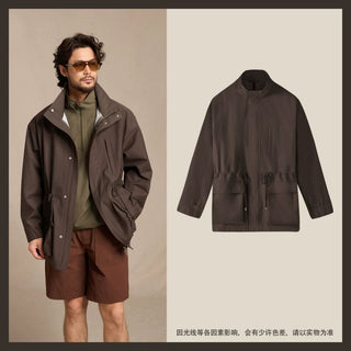 [CULTUM] Waterproof Stand Collar Field Jacket