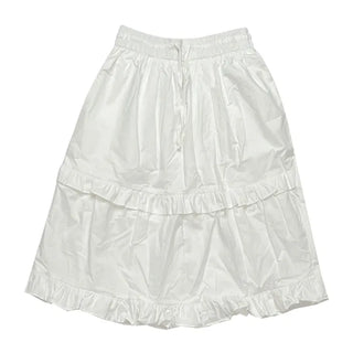 Cotton tiered skirt