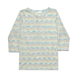 (2 colors) Striped T-shirt