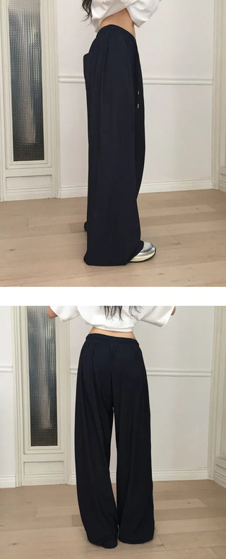 Wide long nylon pants with all the accessories - 3 colors