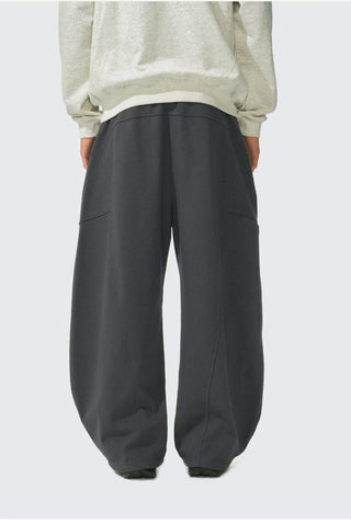 [Monterest] Logo Embroidered Wide Leg Sweatpants