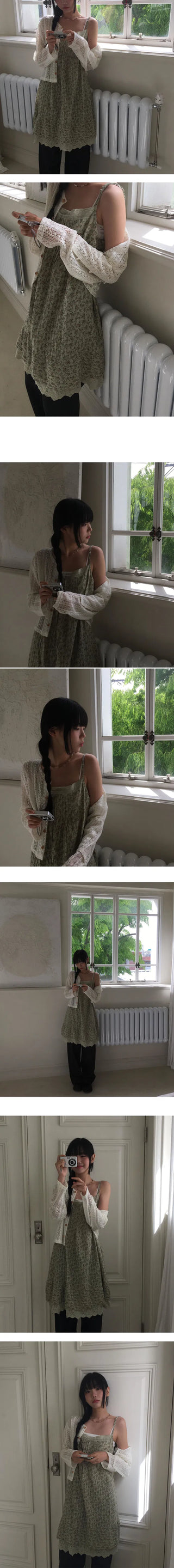 Forest Girl Sleeveless Dress ops