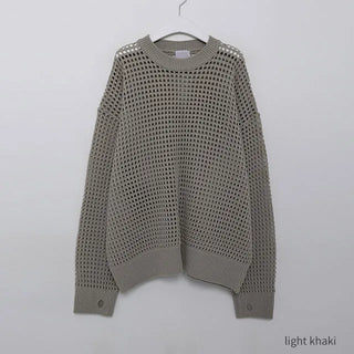 we mesh warmer round knit