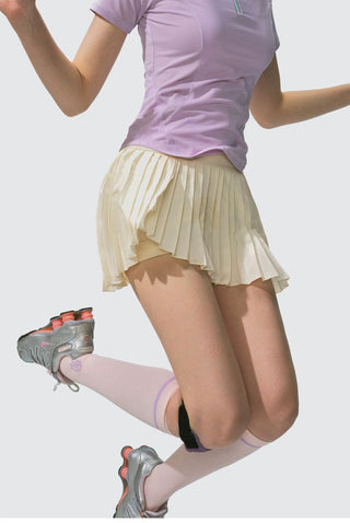 [Monterest] Asymmetric Pleated Tennis Skirt