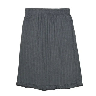 Striped frill skirt