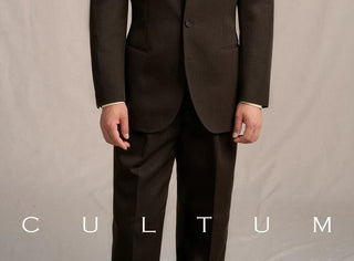 [CULTUM] 1930s Wool Blend Twill 3-Piece Suit