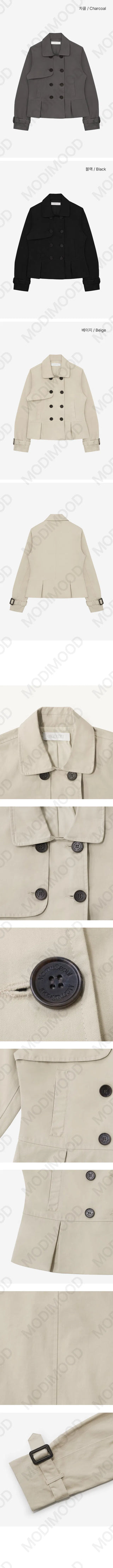 MADE Line Pintuck Trench Jacket - 3 colors