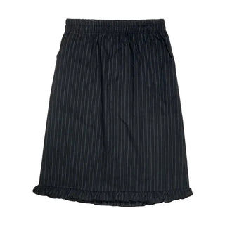 Striped frill skirt
