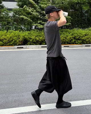 Pintuck Bermuda Shorts