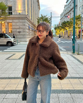 Short fur jacket