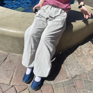 2-way string elastic pants