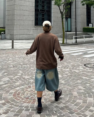 Vintage Wash Bermuda Denim