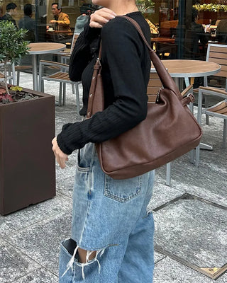 Side belt shoulder bag