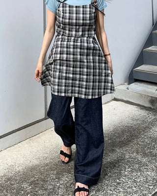 Basic wide-leg denim