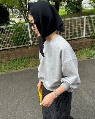 Basic color sweatshirt