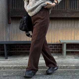 Brushed cotton pants