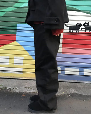 Basic straight cotton pants