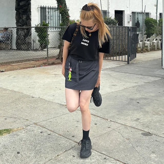 Vintage check shoulder bag