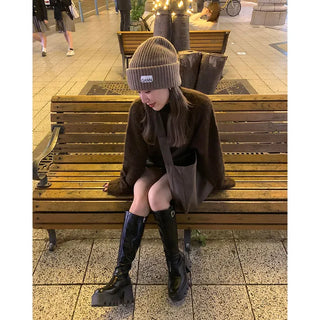 Mohair Round Knit