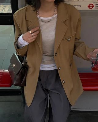 Oversized tailored jacket