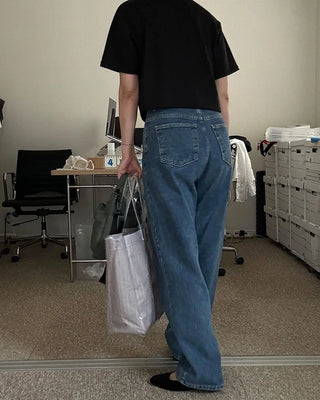 Basic semi-cropped T-shirt