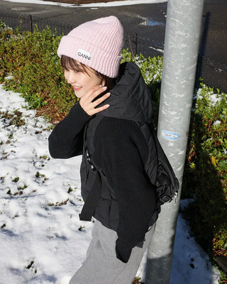 Down parka zip-up