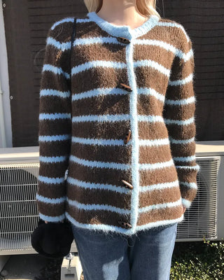 Duffle Point Border Cardigan