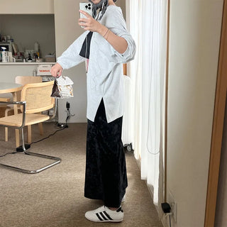 Side-slit boxy T-shirt