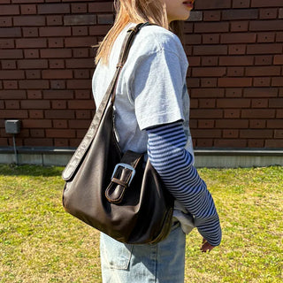 Vintage belt shoulder bag