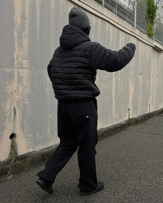 Double-zip padded jumper