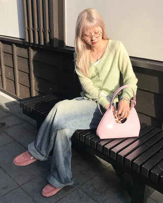 See-through cardigan