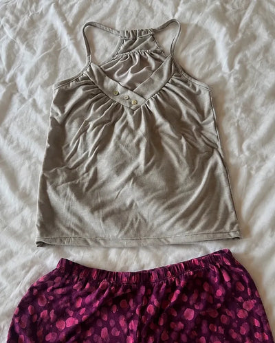 Heart Button Racerback Camisole