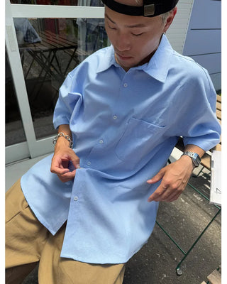 Oxford short-sleeved shirt